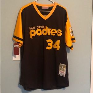 Rollie Fingers throwback San Diego Padres Jersey